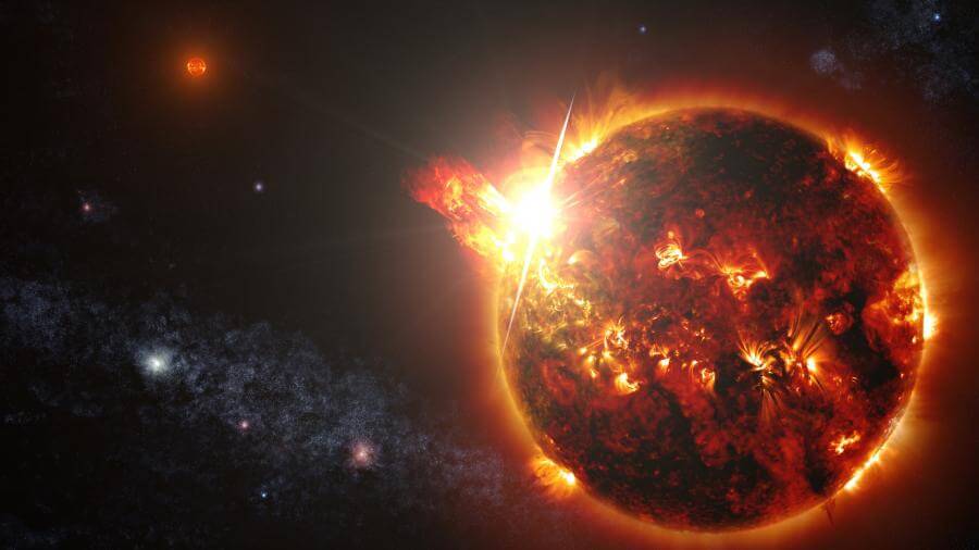 Sun Explosions Digital Universe 4k Wallpaper