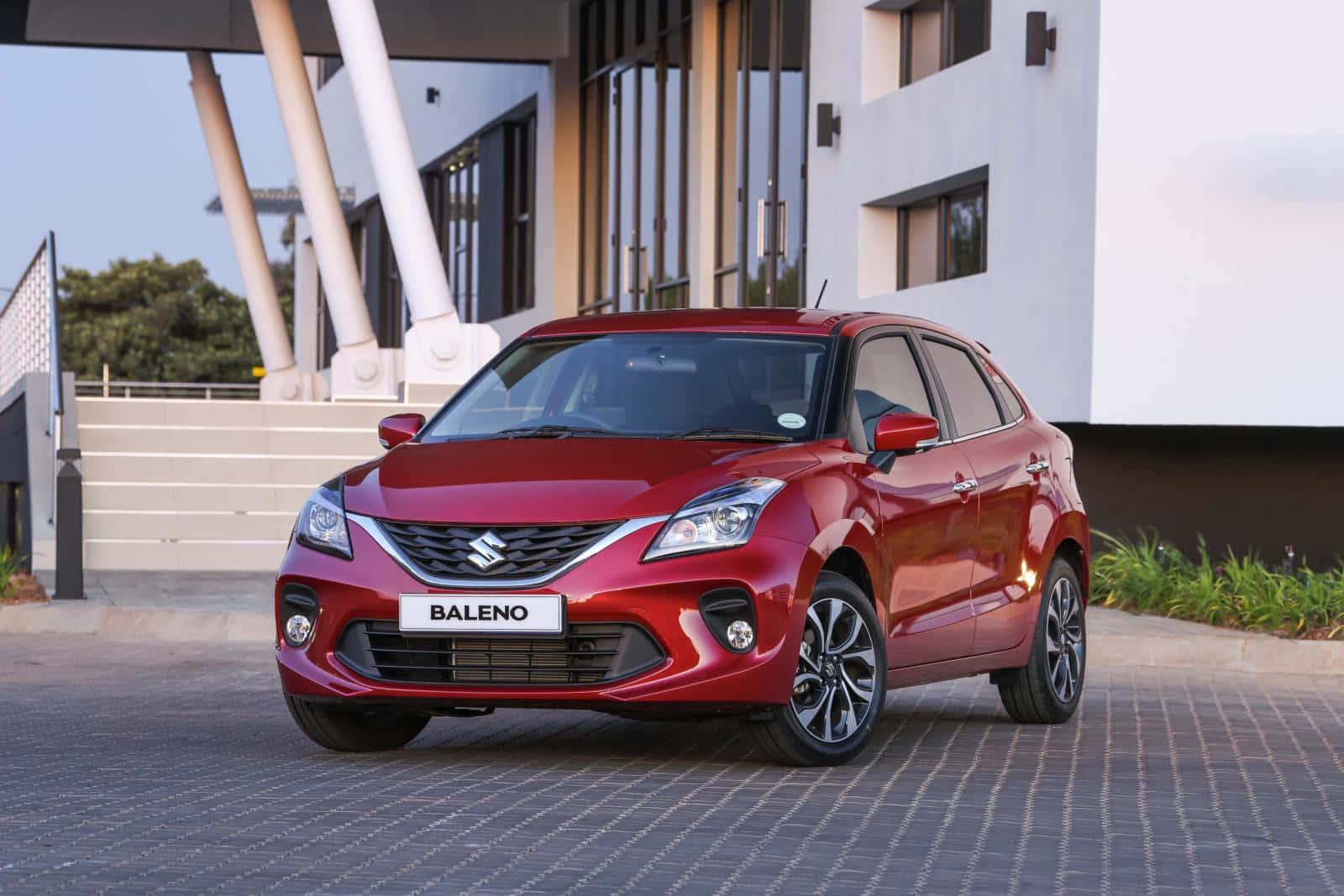 Majestic Suzuki Baleno Caught In Mid Journey Wallpaper