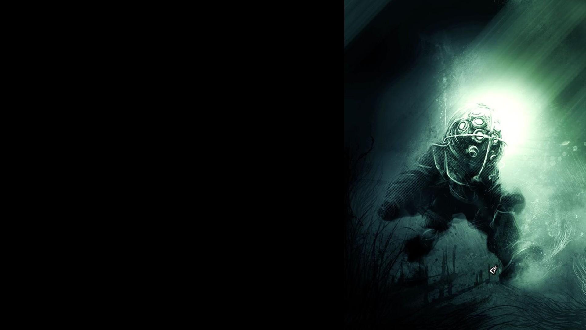 Bioshock Rapture Gavade 2k Underwater Fan Art Wallpaper