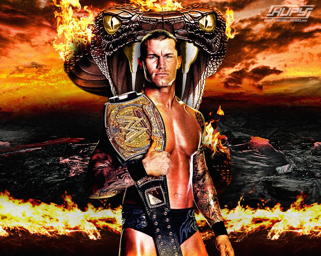 Wwe Wrestling Champions Randy Orton Wallpaper