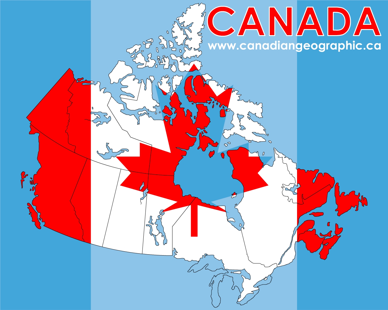 Canada Wallpaper Flag Map Maple Leaf Ontario Quebec
