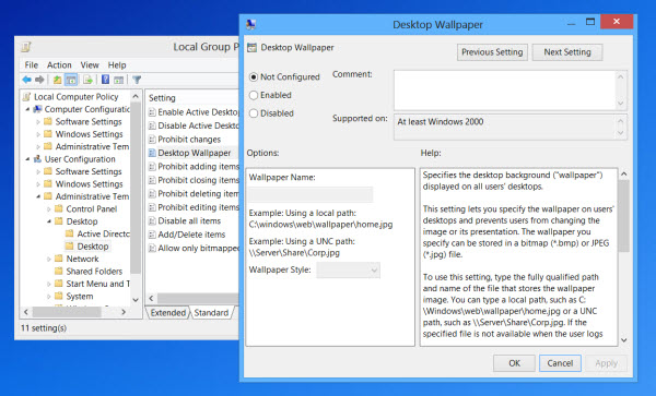 Fix Cannot Change Desktop Background In Windows