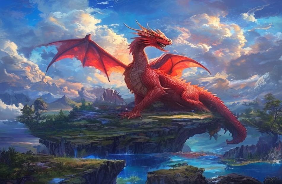 Red Dragon Gaming Wallpaper