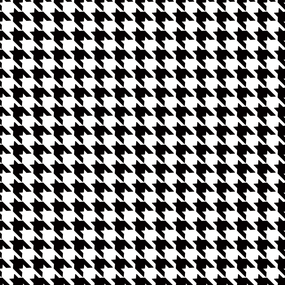 Houndstooth Blackwhite