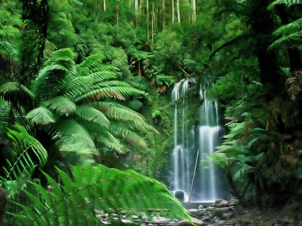 Pictures Tropical Falls Landscape Pixel Size