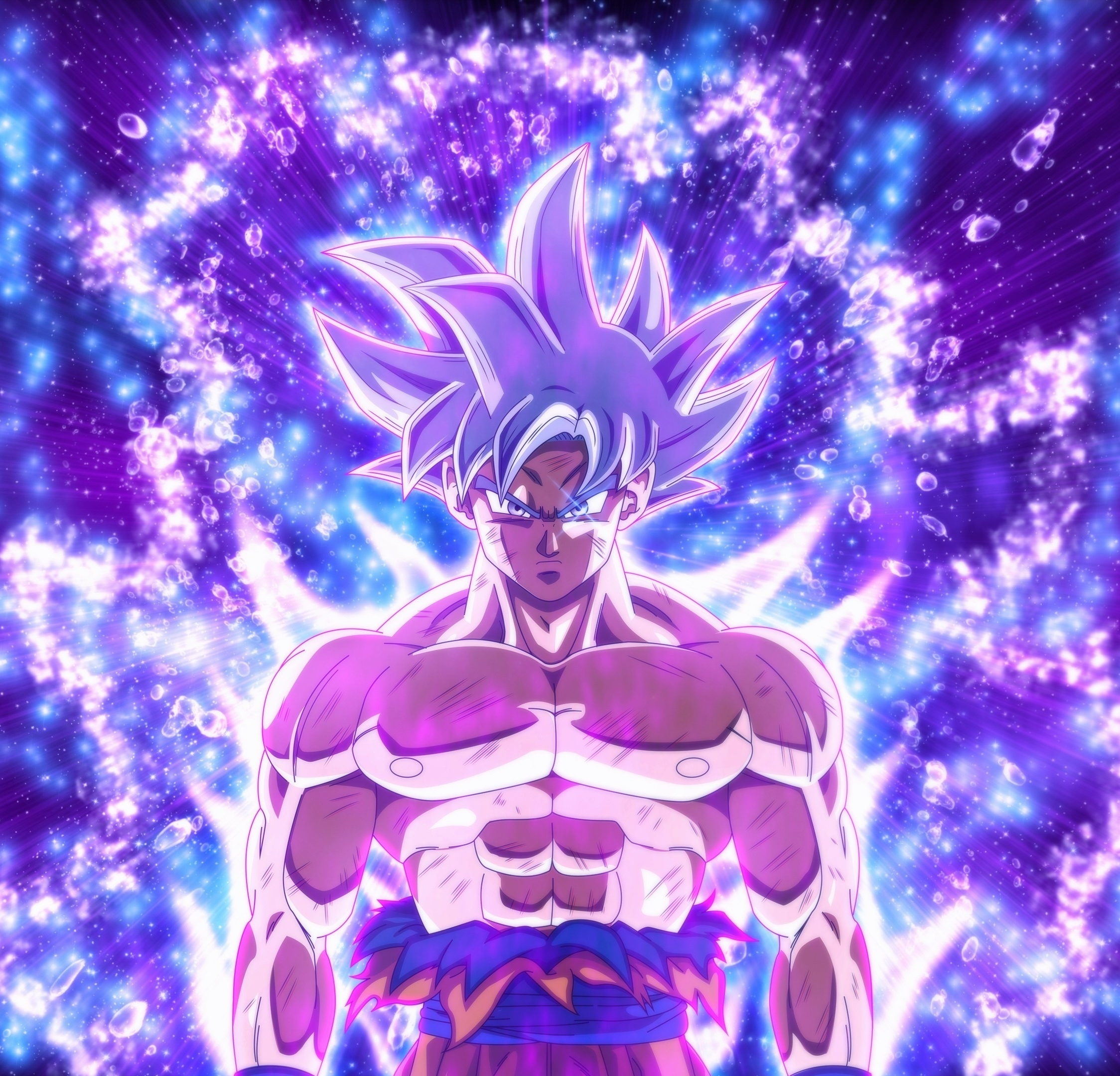 Ultra Instinct Goku Dragon Ball Blue Power