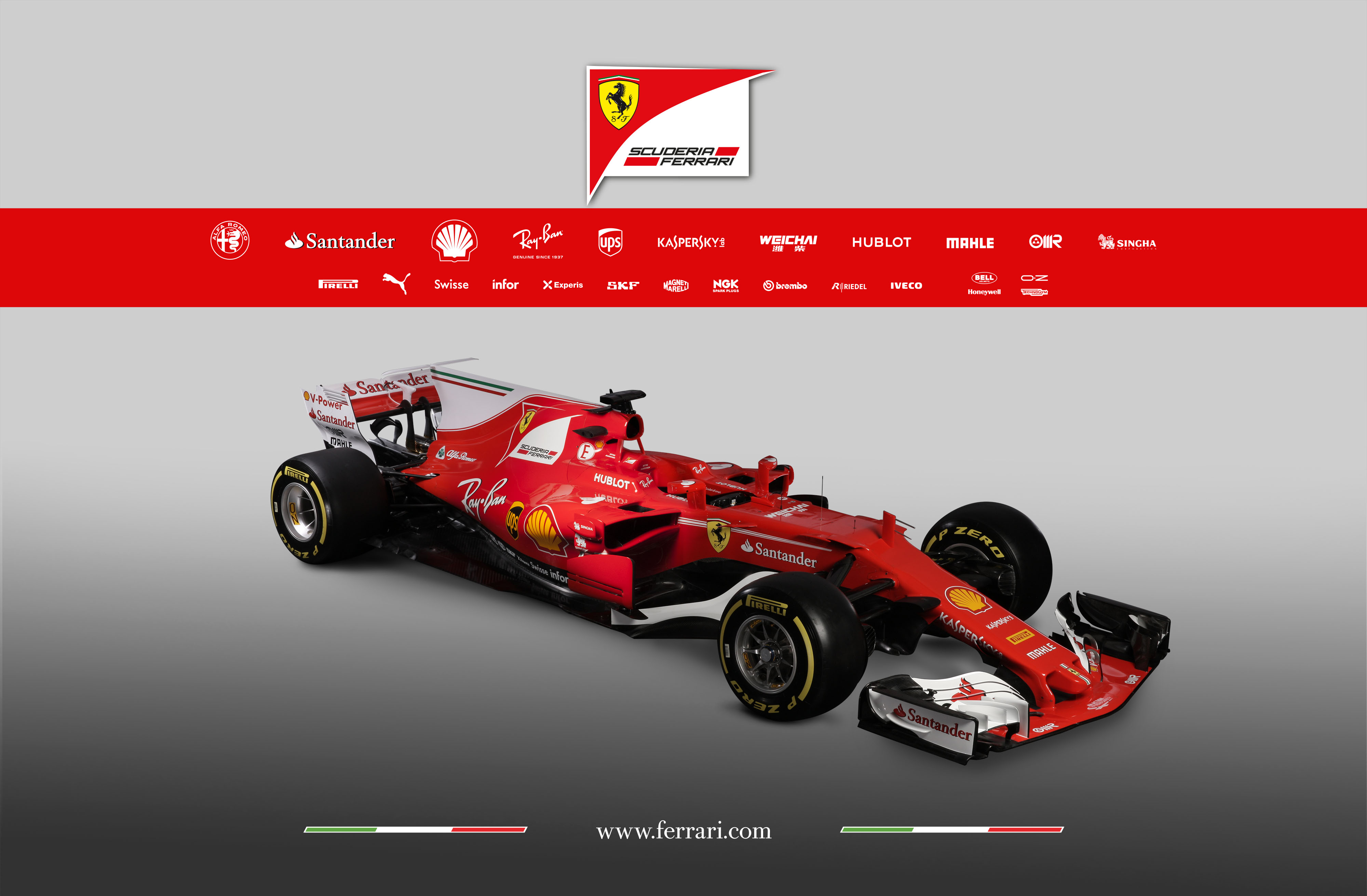 F1 Ferrari Launch Sf70 H