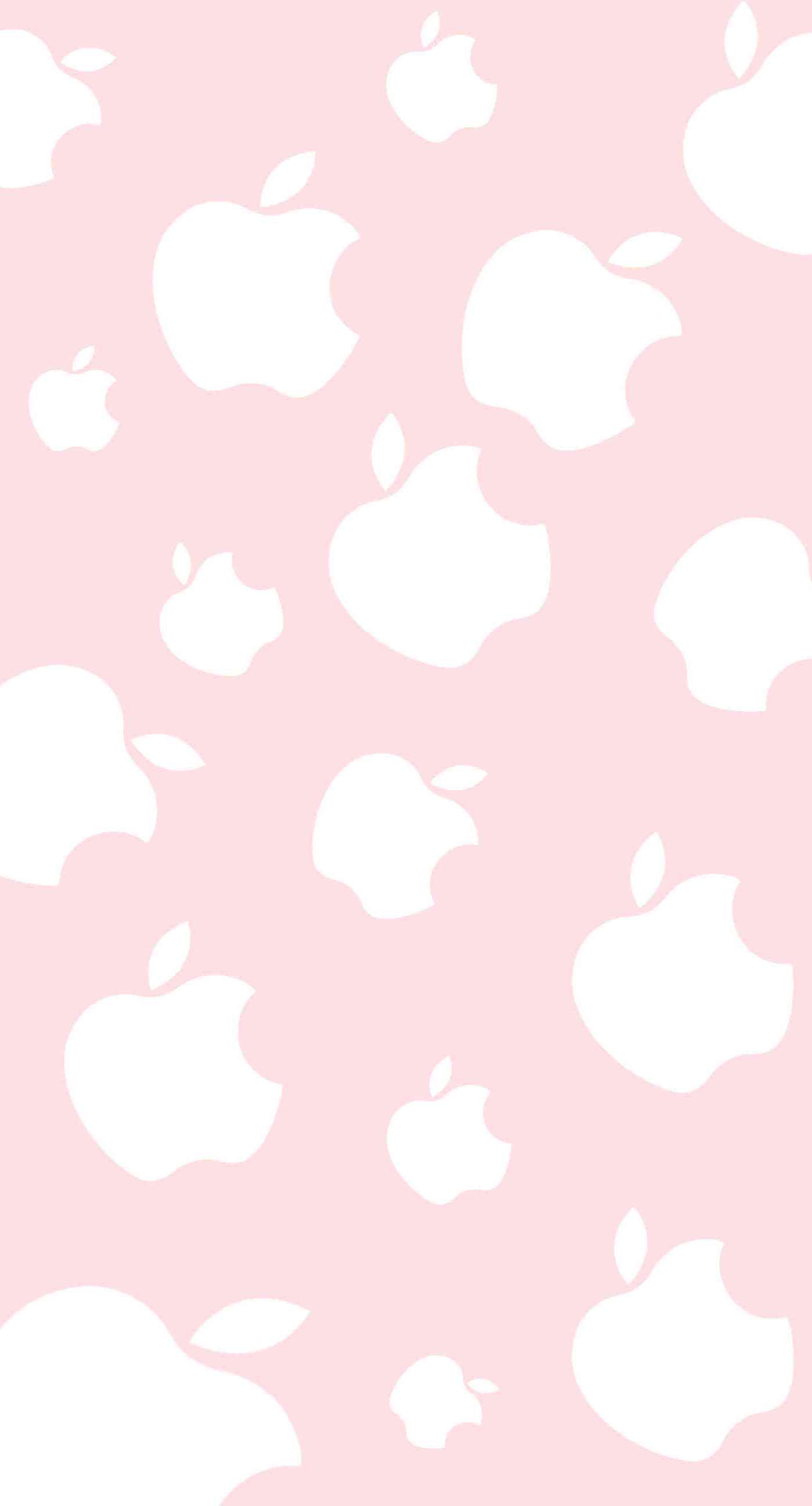 Cute Apple Peach Wallpaper Sc iPhone7plus
