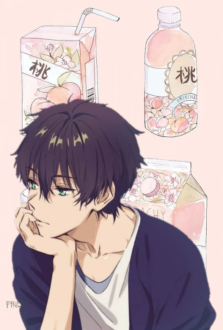 Aesthetic Anime Guy Wallpaper