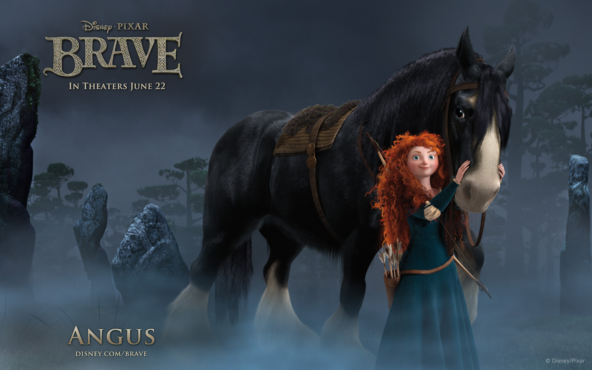 Brave Widescreen Wallpaper And New Poster Movie