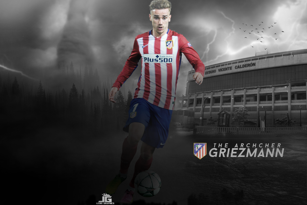 Antoine Griezmann Wallpaper Atletico Madrid By