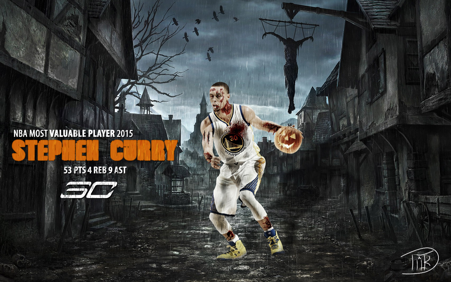 Stephen Curry Halloween Wallpaper Basketball At