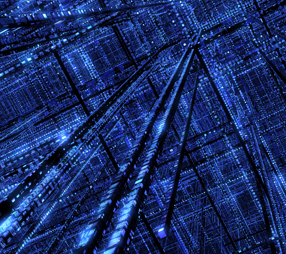 Blue Matrix Wallpaper Free HD Wallpapers