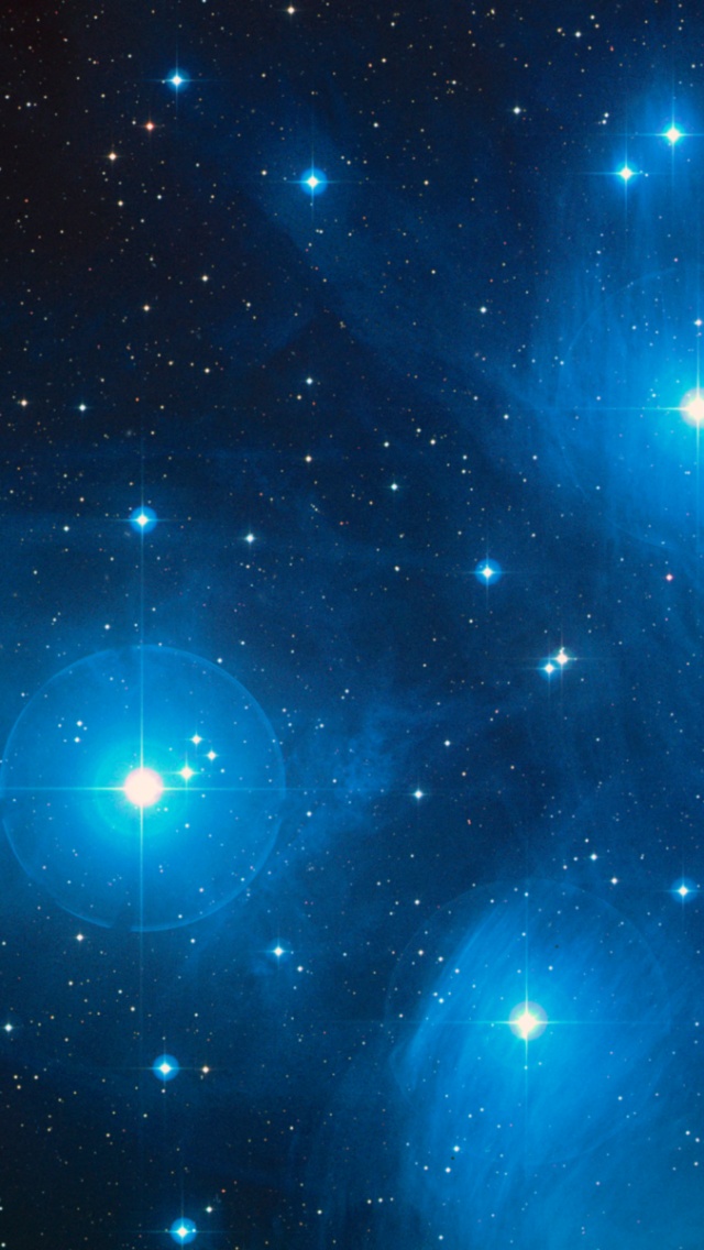 640x1136 Outer Space Pleiades Iphone 5 wallpaper
