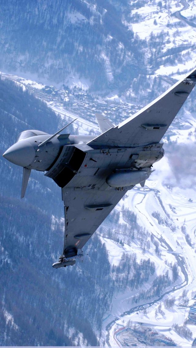 Wallpaper Eurofighter Typhoon Attack Aircraft Fighter Royal