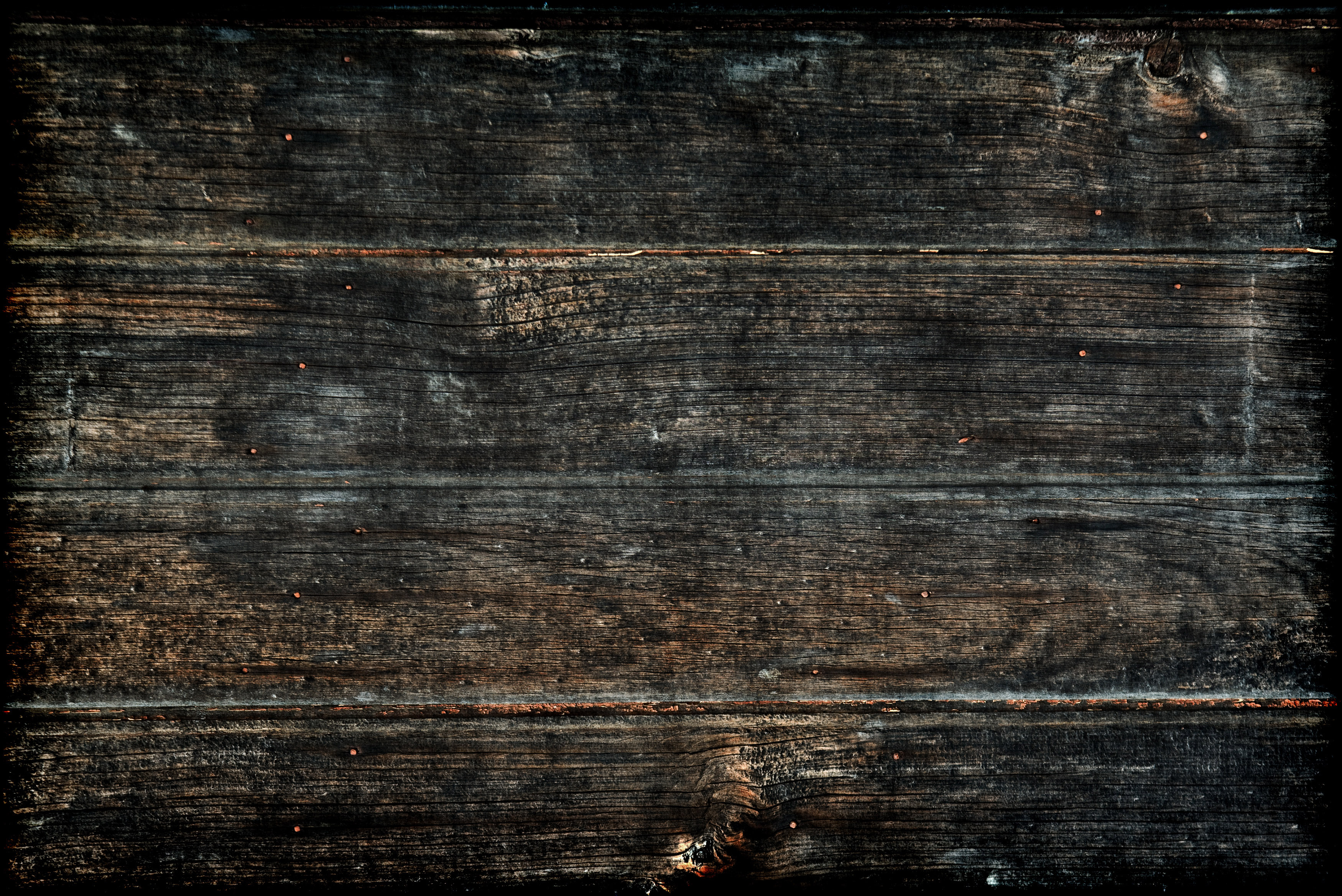 Dark Dirty And Grungy Fence Panels For Wooden Background Texture