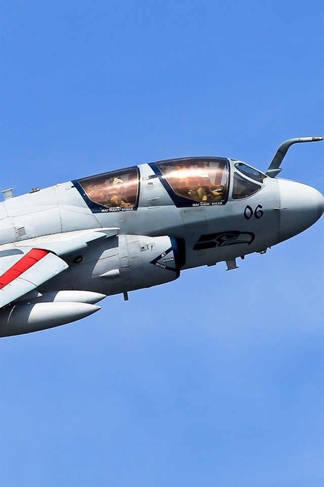 Grumman Ea 6b Prowler Airplane Sky iPhone 4s Wallpaper