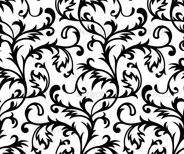Seamless Classicism Wallpaper Patterns Decorative