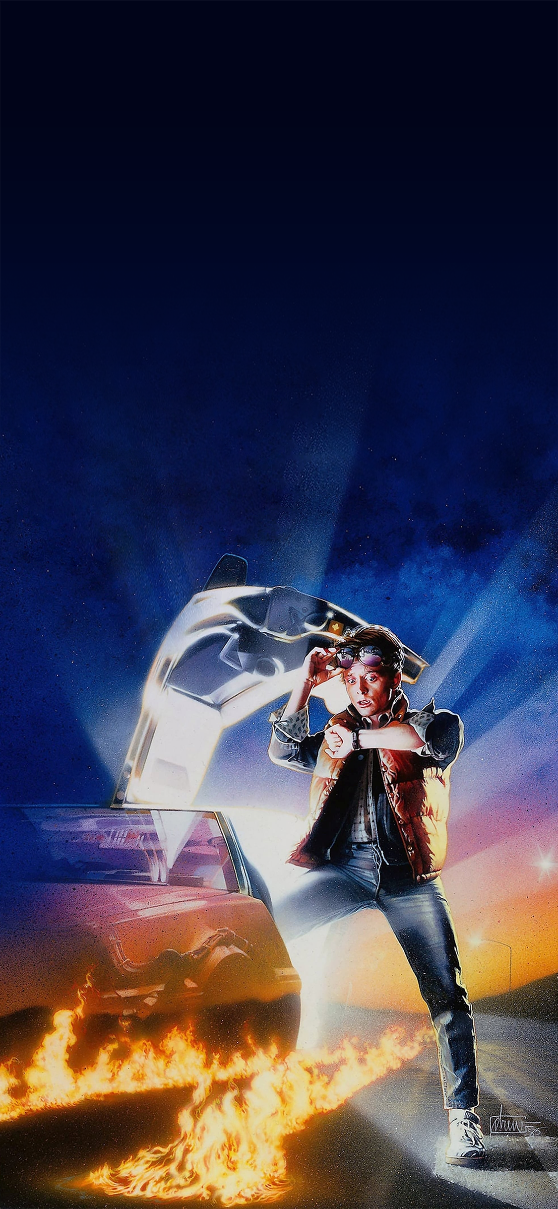 Removed The Text From Back To Future Poster And Made It