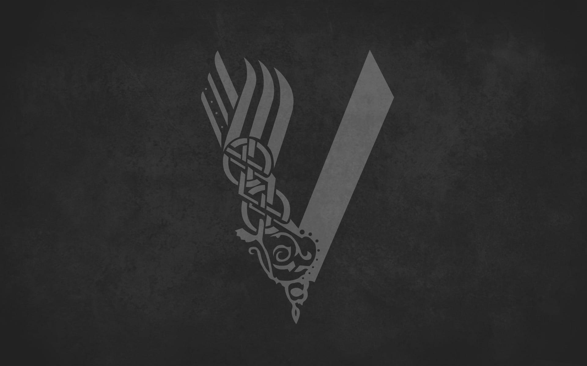 Viking Vikings Tv Series Logo Minimalism V