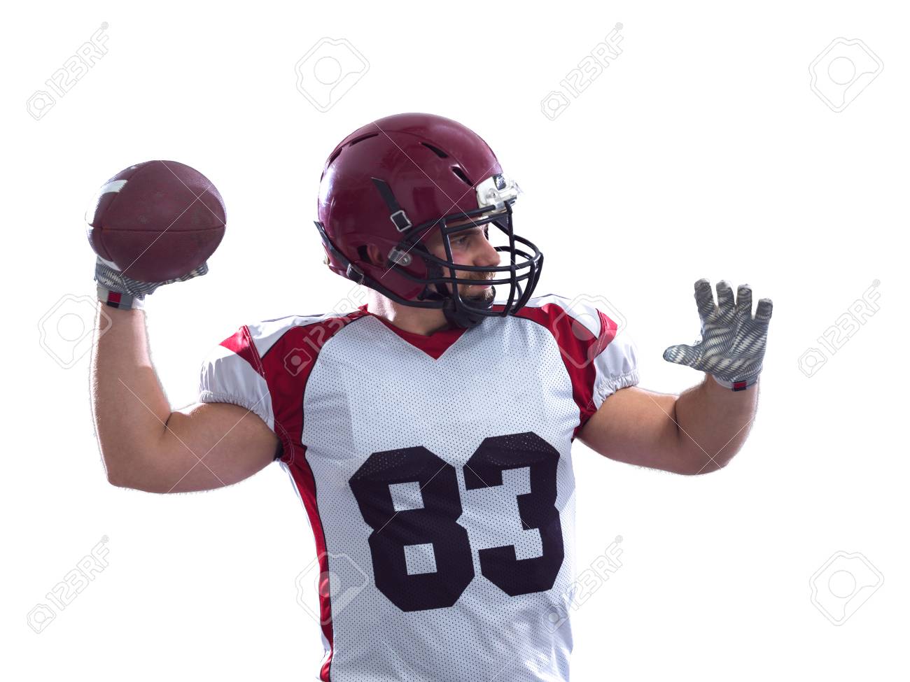 Free download One Quarterback American Football Player Throwing Ball