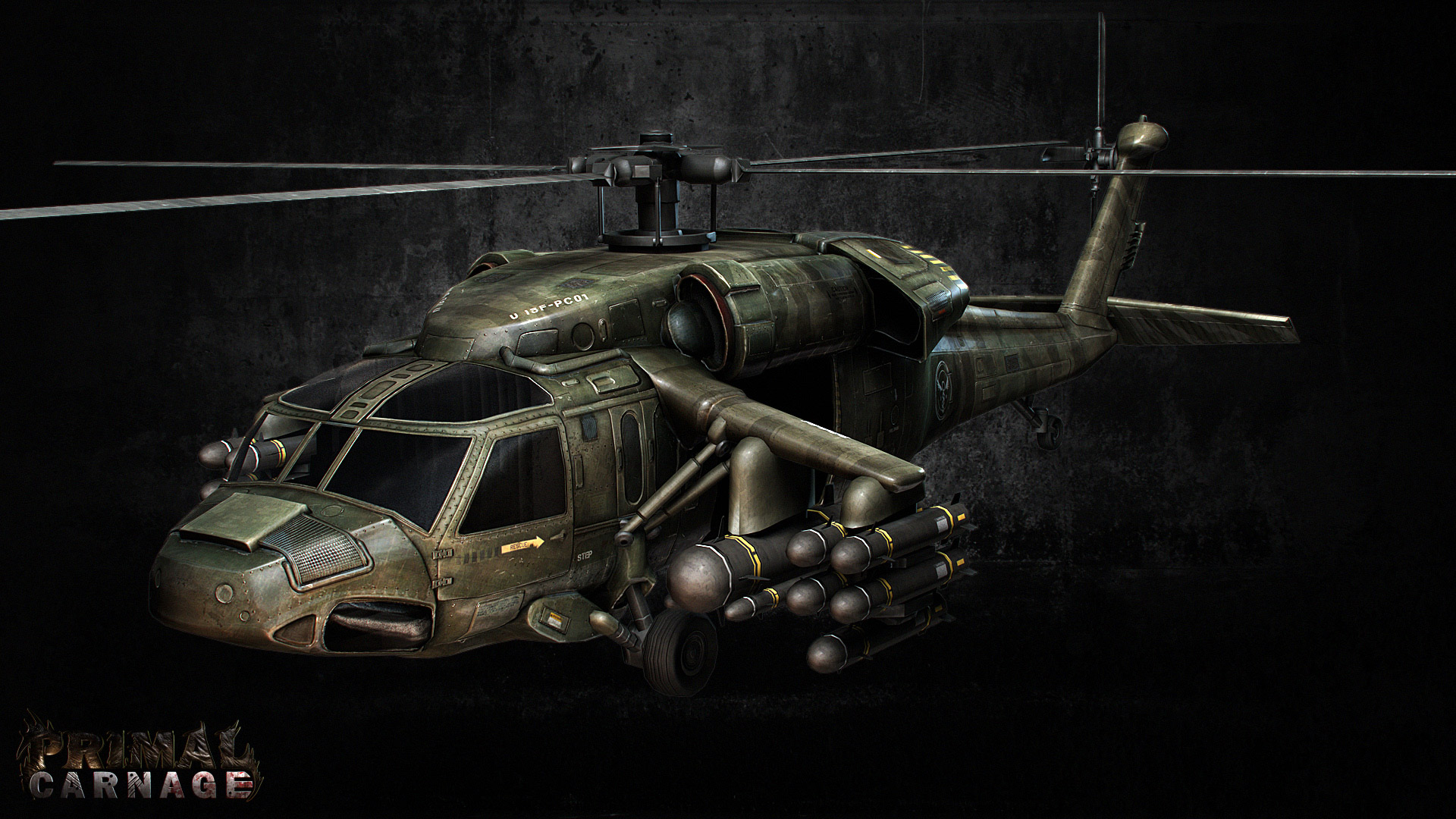 Primal Carnage Fantasy Helicopter Military H Wallpaper