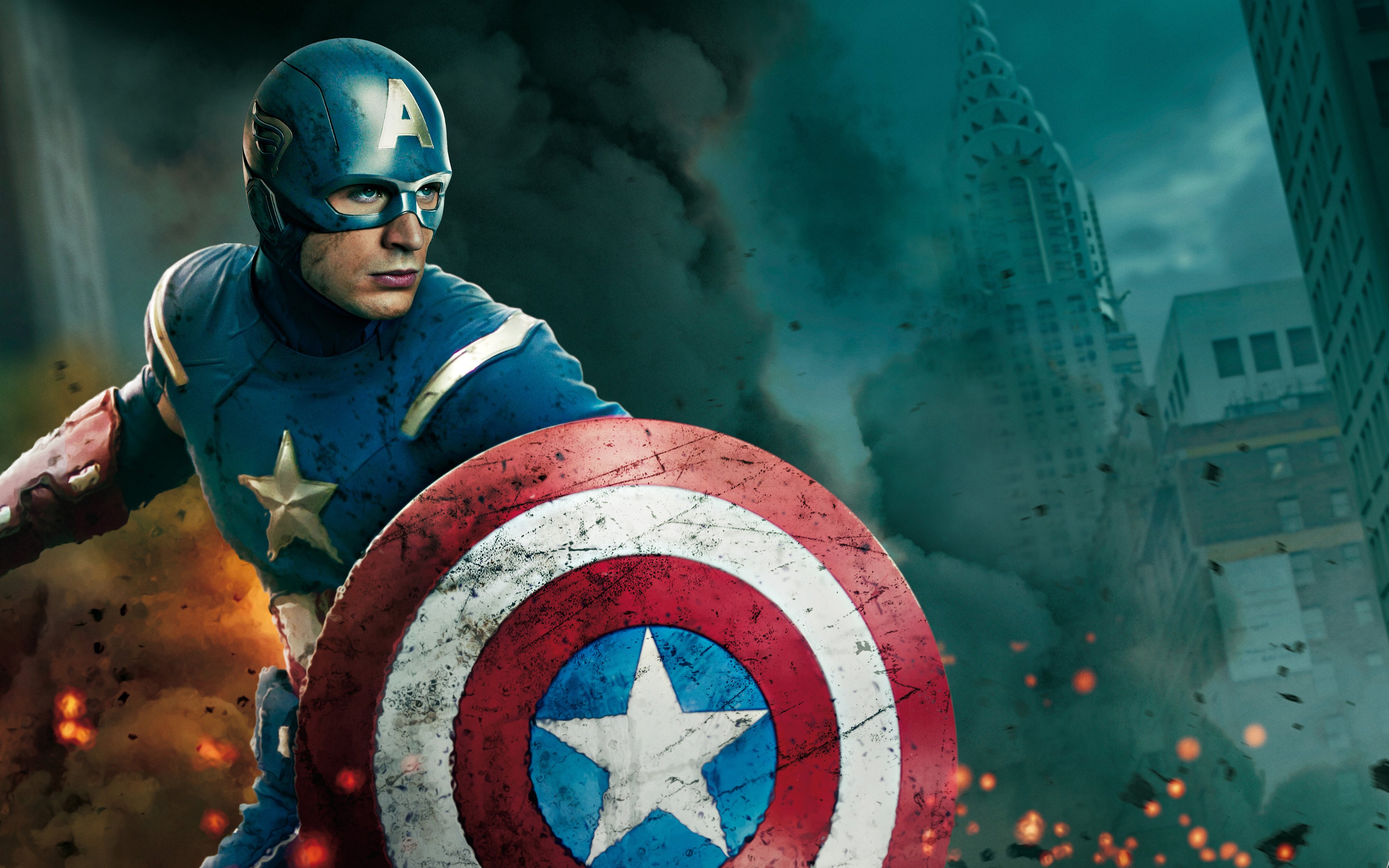 Captain America Marvel Superhero 4k Wallpaper HD Superheroes