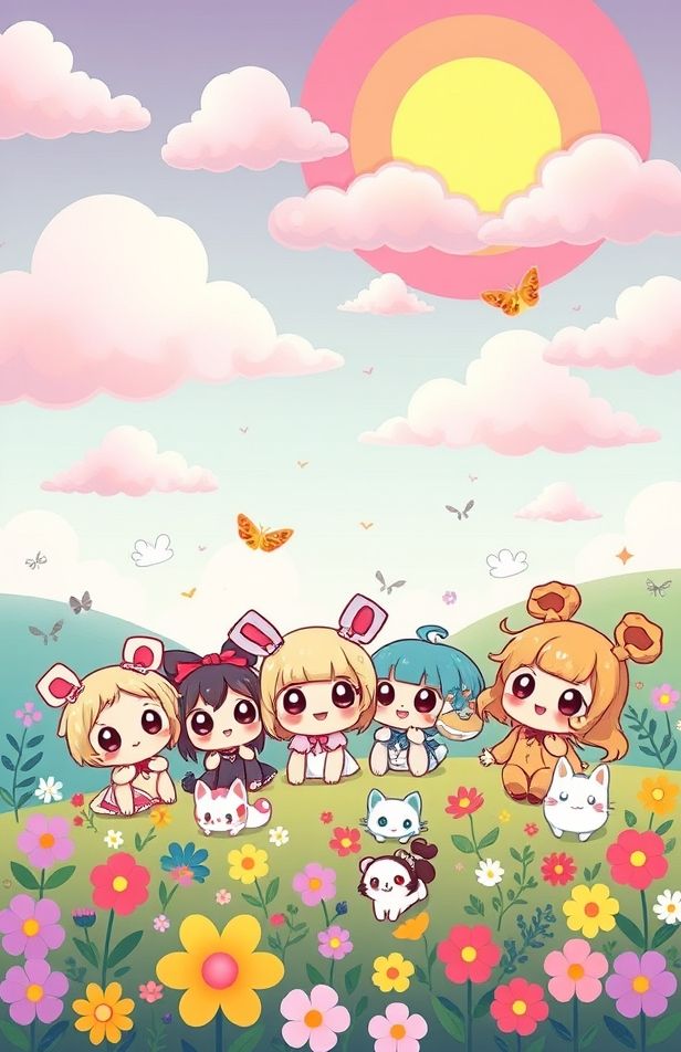 Cute Chibi Wallpaper