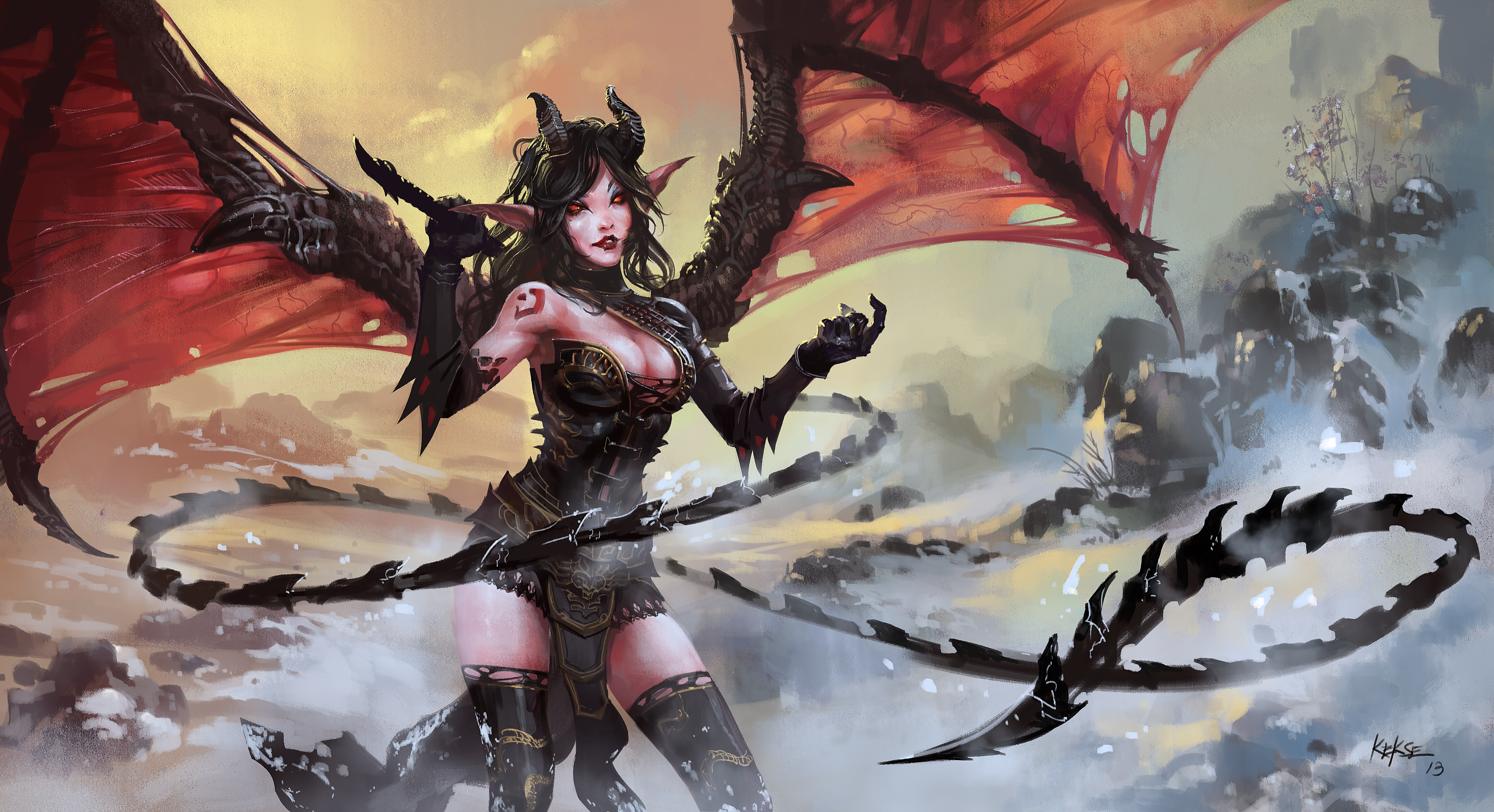 45+ Devil Girl Wallpaper on WallpaperSafari