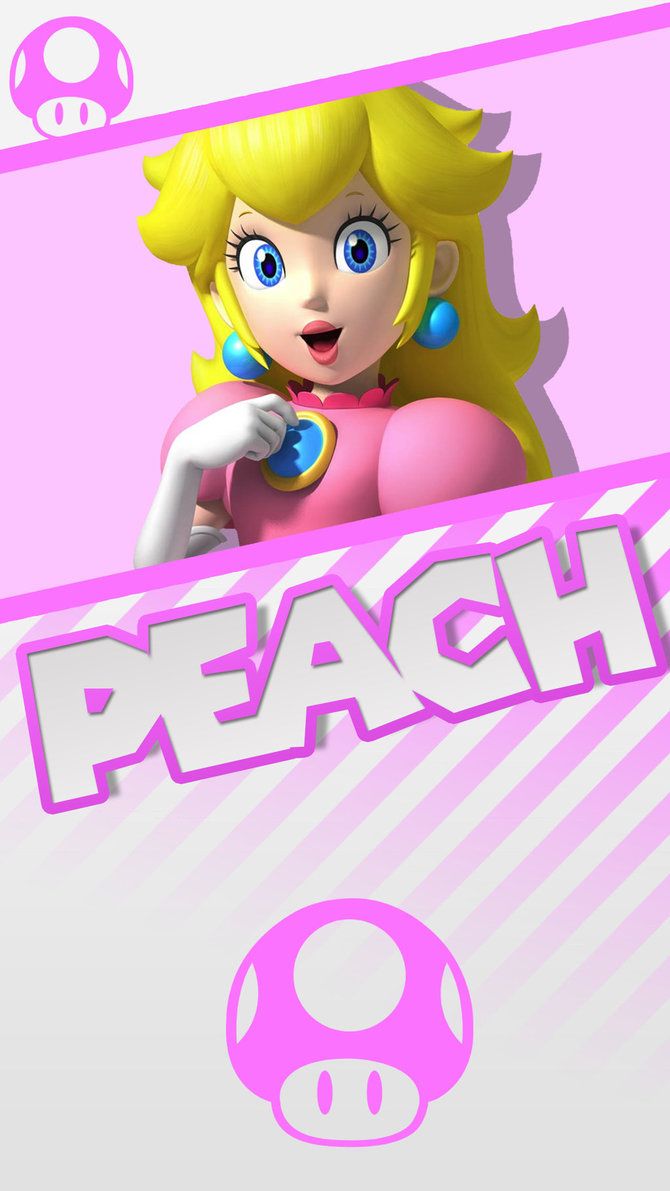 Peach Super Mario Phone Wallpaper By Mrthatkidalex24