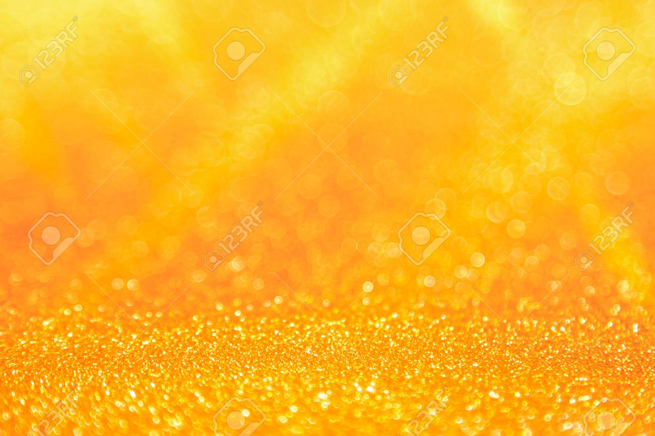 Golden Light Of Bokeh Background Heaven
