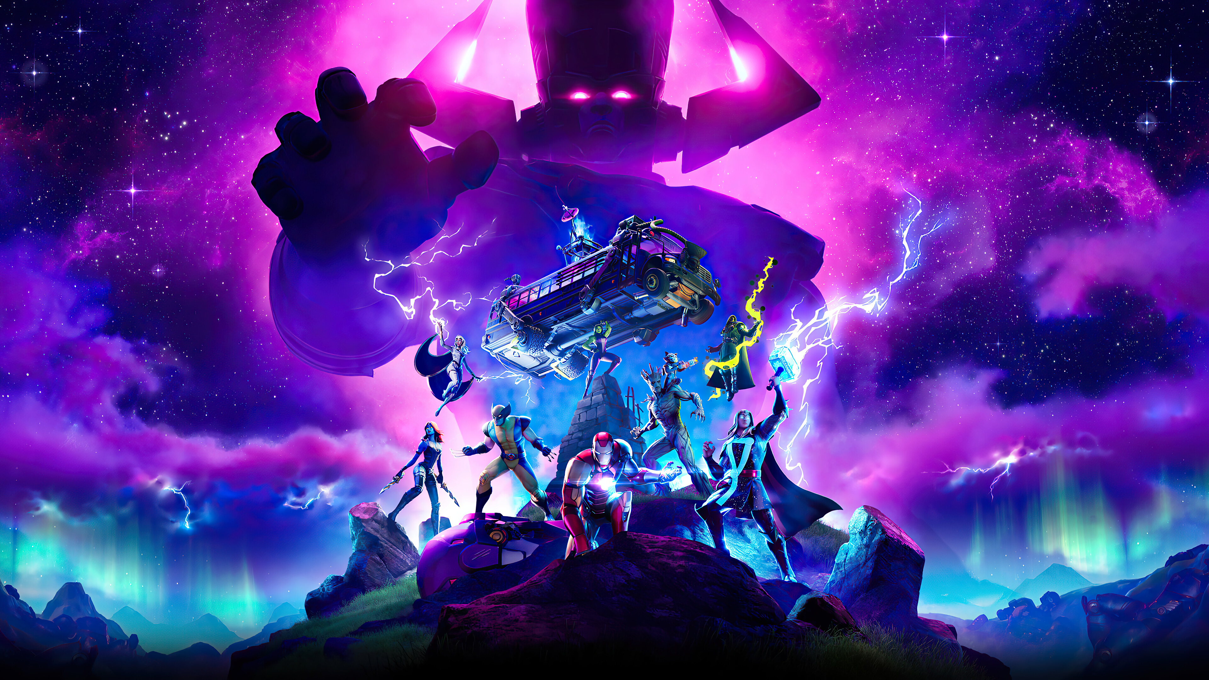 Fortnite Galactus Chapter Season 4k Wallpaper