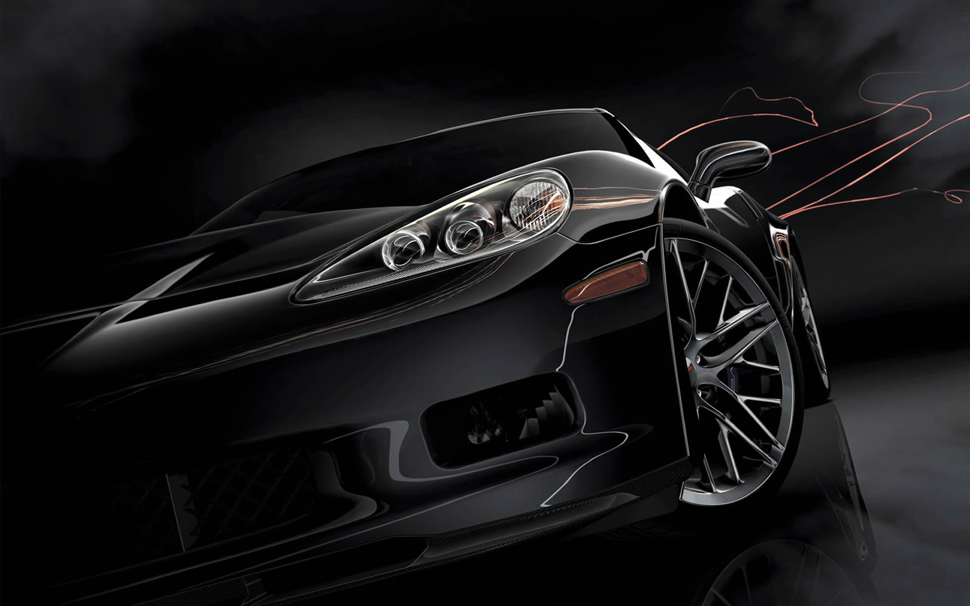 Black Car   Racing Games Wallpaper Image featuring Gran Turismo 5