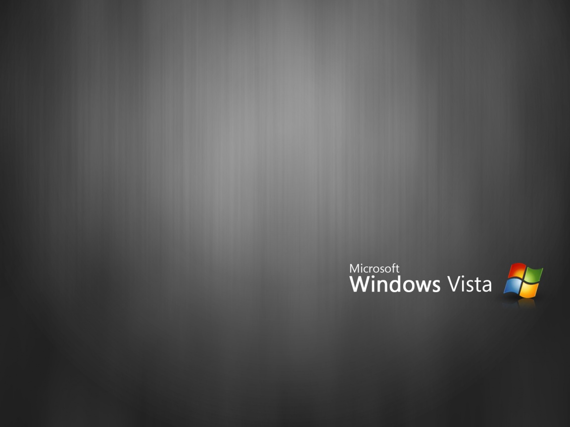 Vista Flat Black Desktop Pc And Mac Wallpaper
