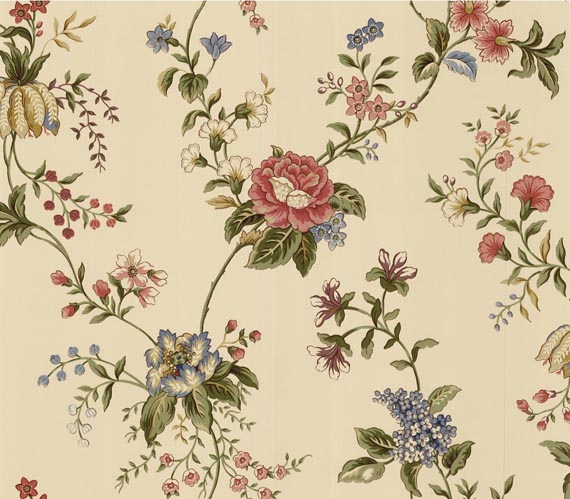 Pretty Floral Wallpaper Decorating Ideas Flowery Decoration