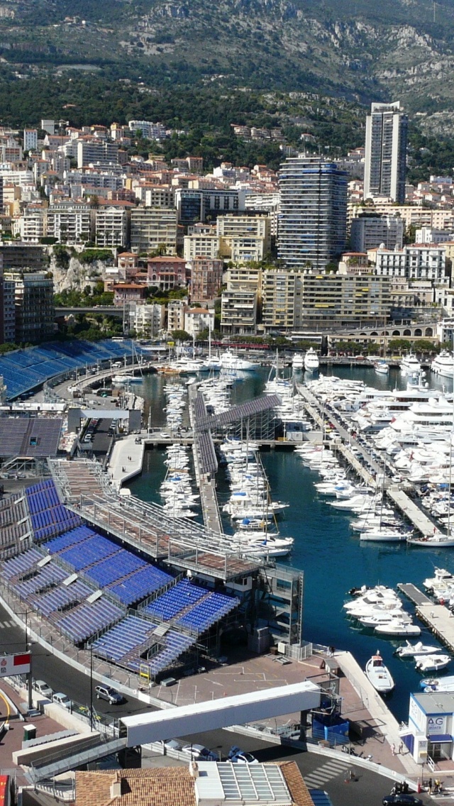 640x1136 Monte Carlo Aerial View Iphone 5 wallpaper