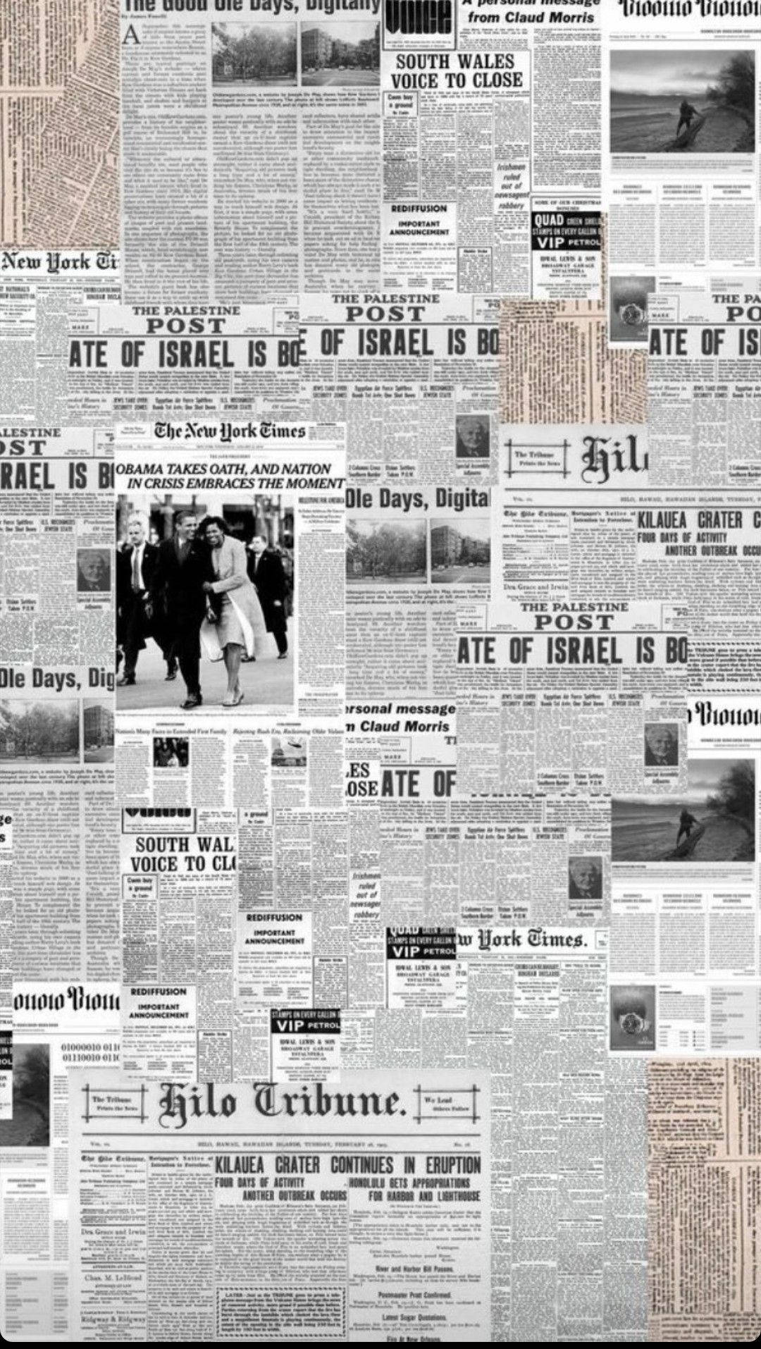 Newspaper Wallpaper