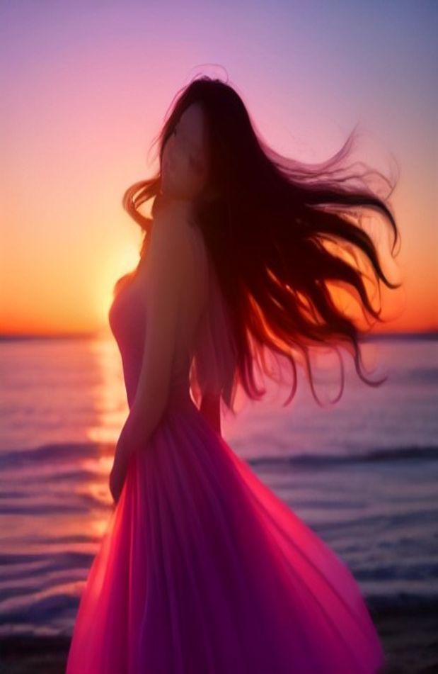 Woman Silhouette Wallpaper