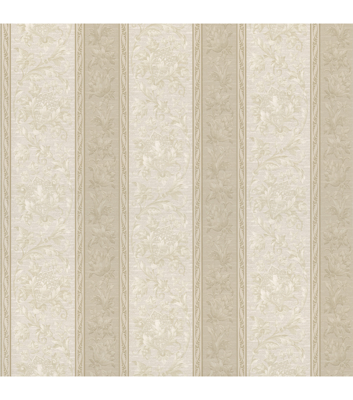 Damask Wheat Stripe Neutral Wallpaper Jo Ann