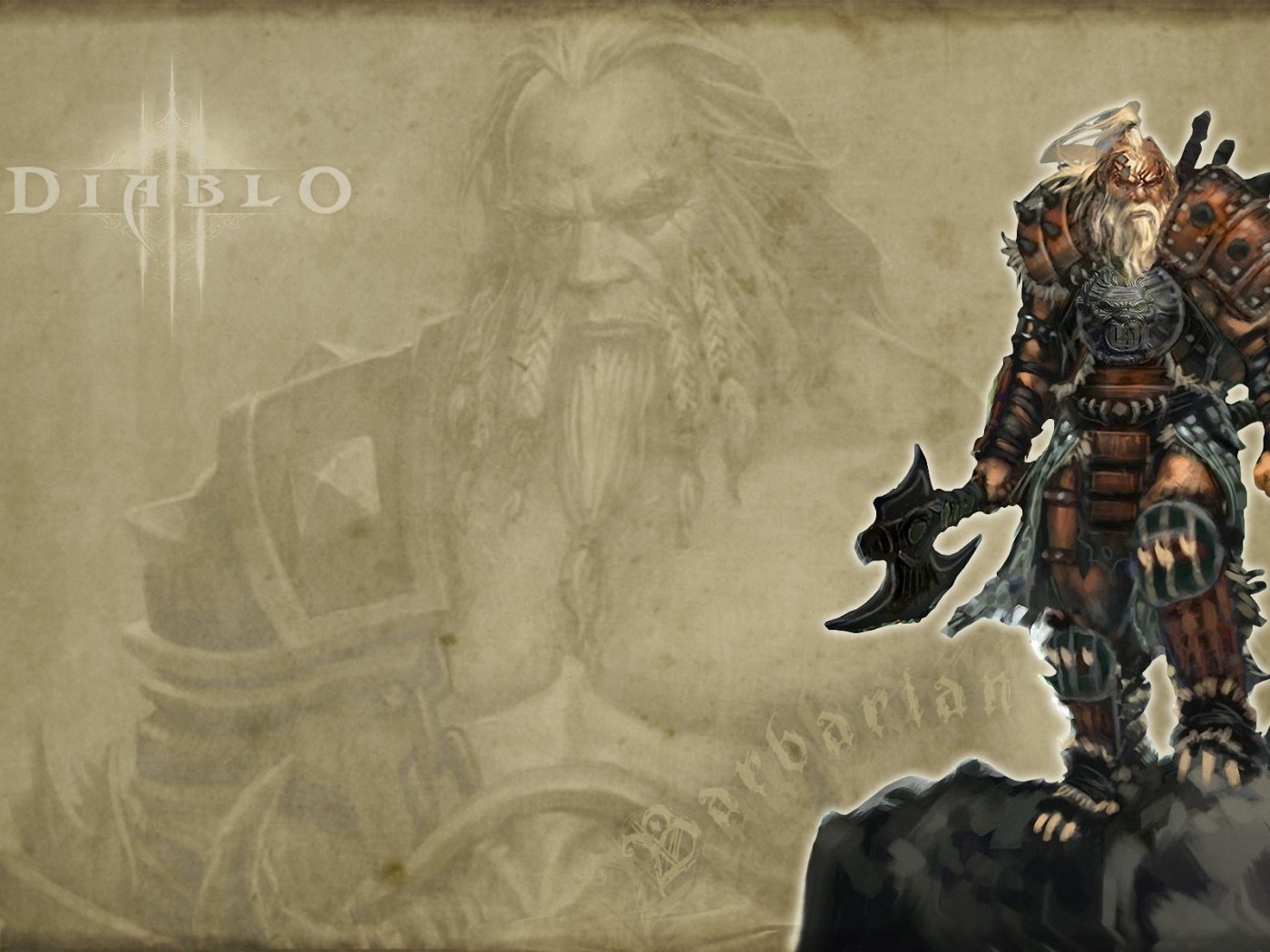 D3 Barbarian Wallpaper