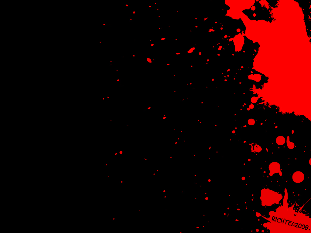 Blood Splatter Wallpaper By Richtea2008