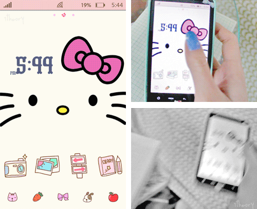 Check Out Our Hello Kitty A iPhone Layouts And Was