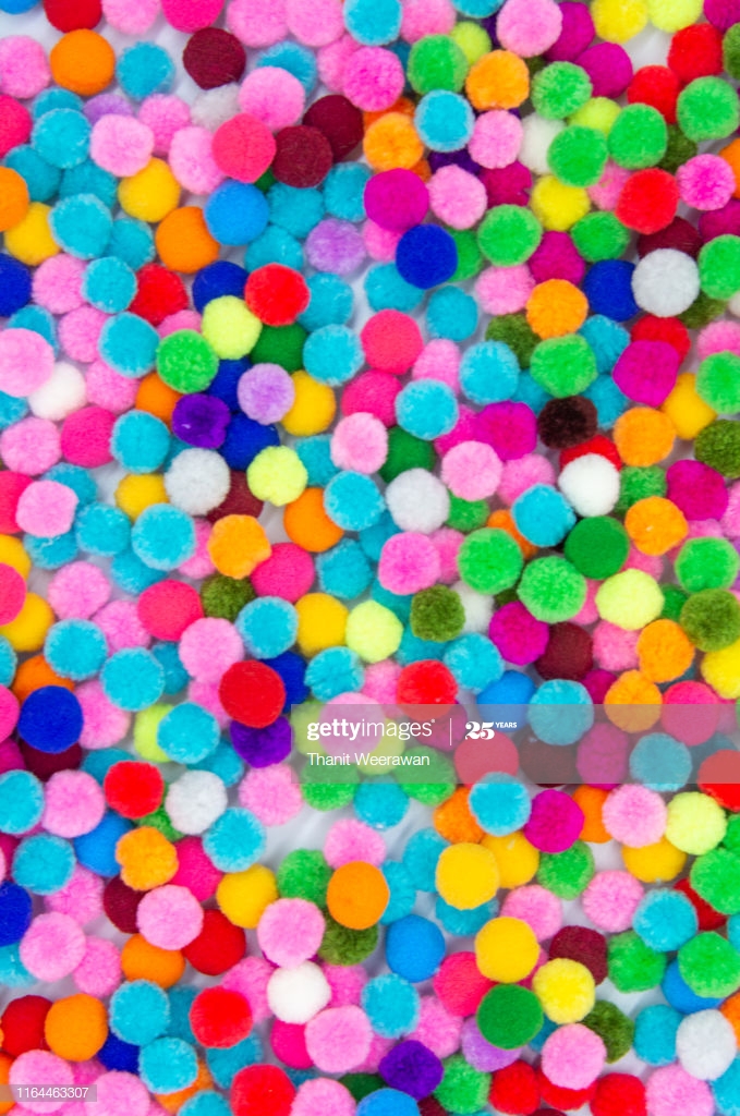 A Colorful Pom Background High Res Stock Photo Getty Image