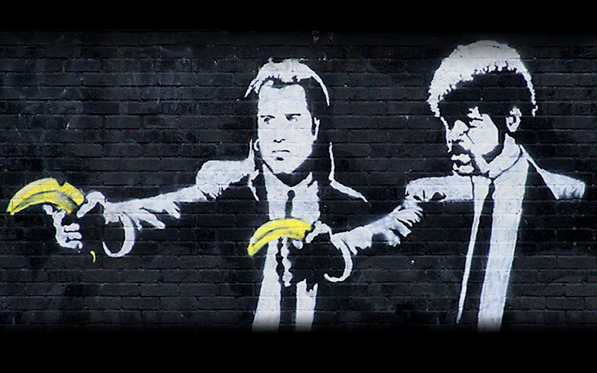 Pulp Fiction Street Art HD Wallpaper Background
