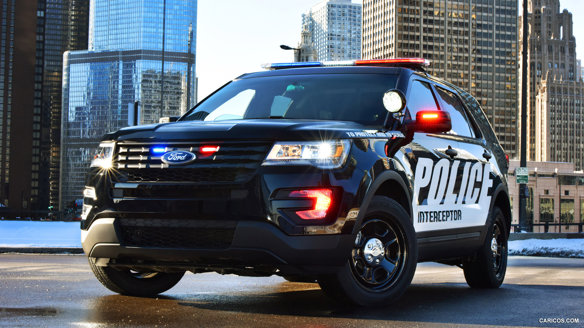 2016 Ford Police Interceptor Utility   Front Caricos