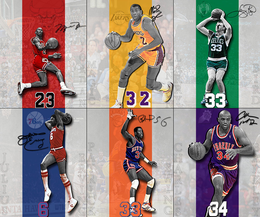 Nba Legends By Rhurst