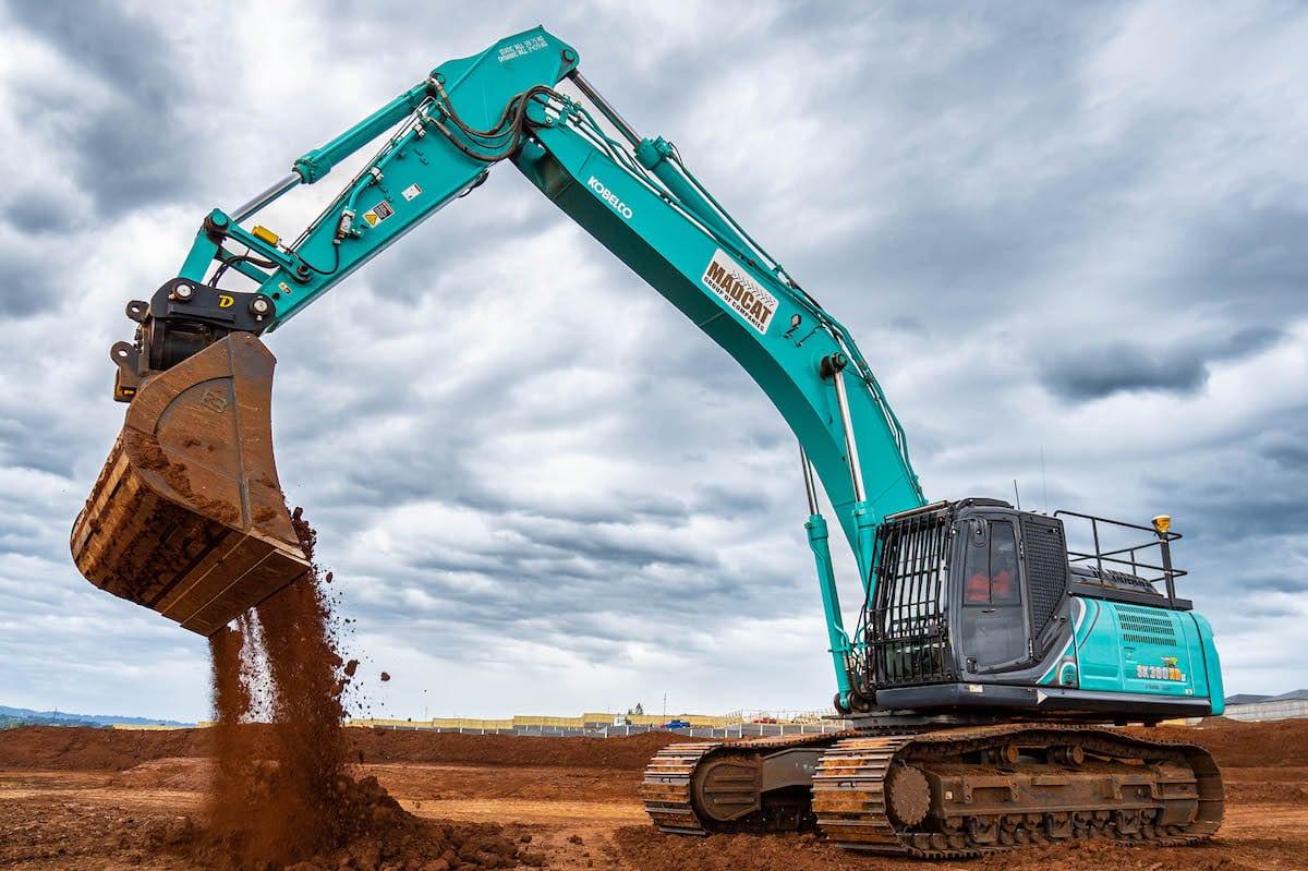 Mad With Power Cat And Kobelco