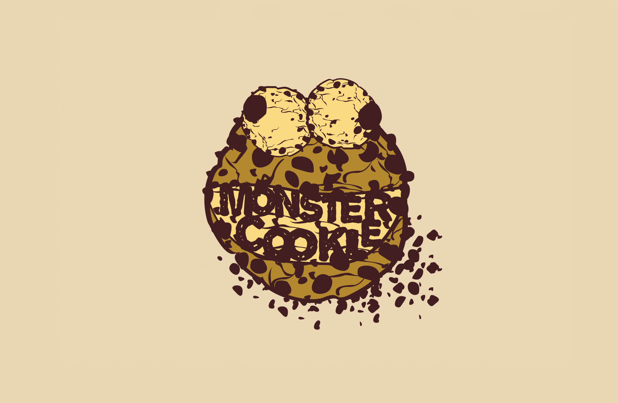 Monster Cookie Wallpaper By Mackna64