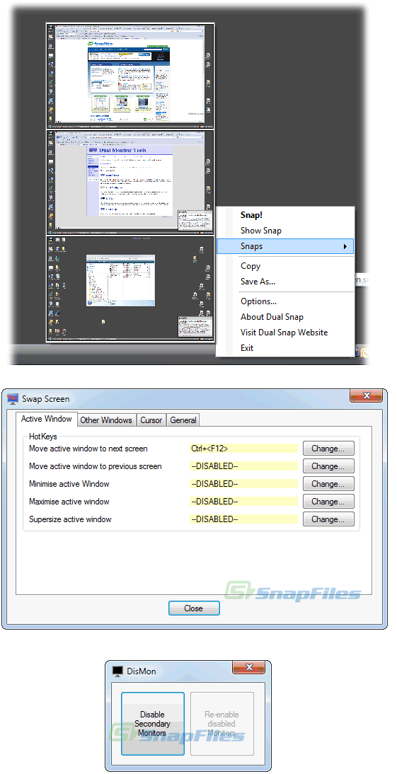 Dual Monitor Tools Screenshot And At Snapfiles