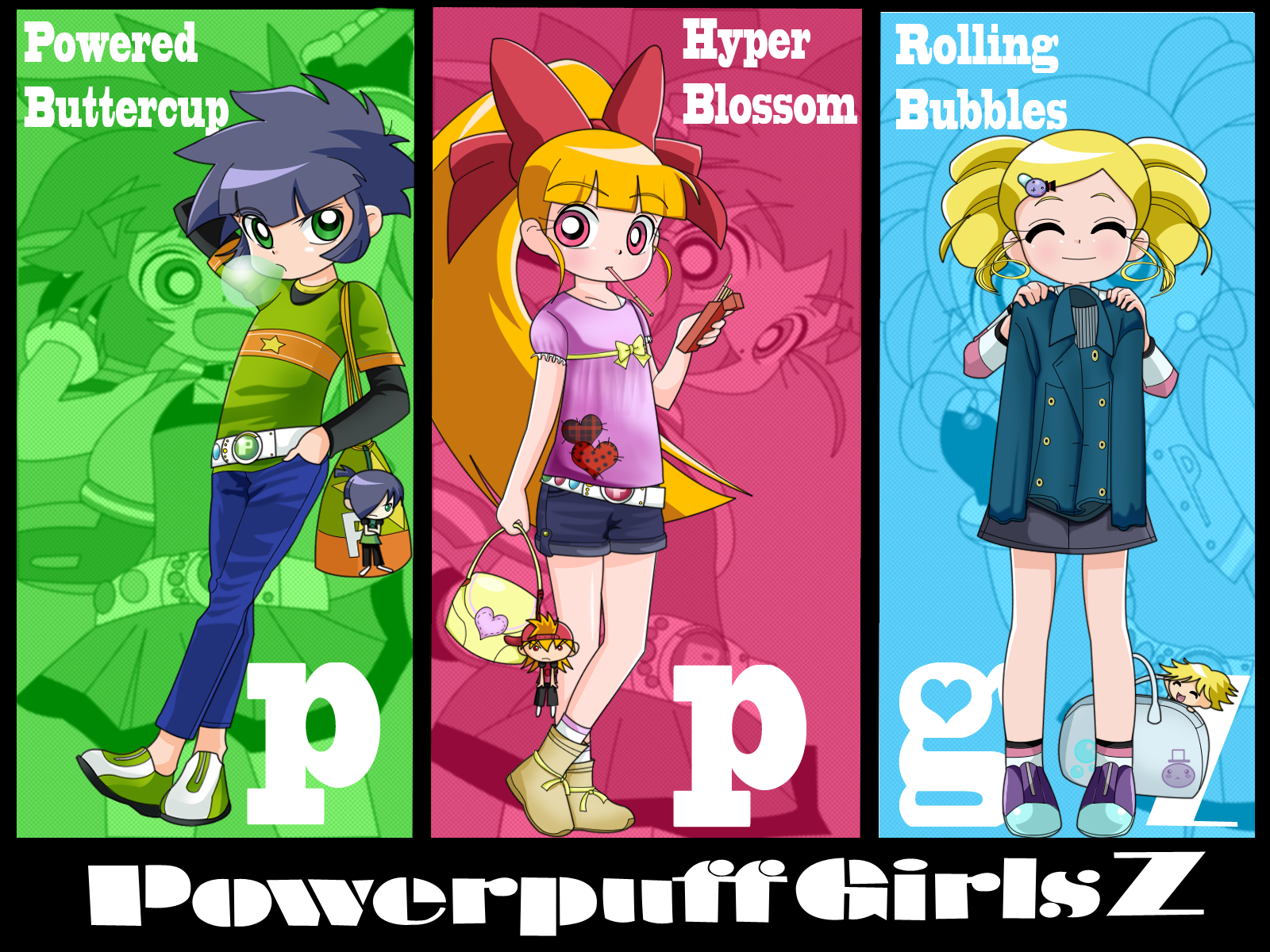 Powerpuff Wall Girls Z And The Rowdyruff Boys